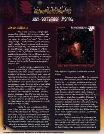 CCrooksAstro July-September Newsletter